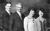 Louis, Joe, Kathryn, and Anna Merlo Family From left to right, Louis Merlo (son), Joe Merlo (father), Kathryn Merlo (daughter), and Mary Ann Merlo (daughter).